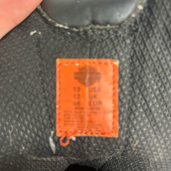 Harley-Davidson Men’s Black riding Boots - Picture 9 of 9